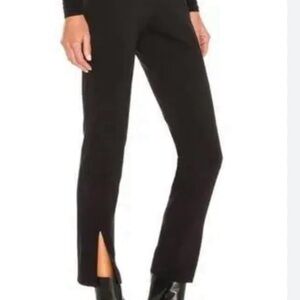 Theory Black Split Hem Legging Keneth New Size 8 style #M0707220